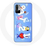 Maniacase Hoesje voor Xiaomi Redmi Note 10 5G BTS Bangtan Sonyeondan BT21 Van Tata Chimmy Cooky Rj Koya Shooky Et Mang