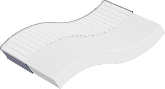 vidaXL Schuimmatras middelzacht 120x200 cm