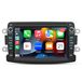 Hexinex autoradio 7 pouces avec Carplay, Android 15, 2Go+64Go, processeur 4 cœurs, adapté pour Renault Dacia Duster Dokker, avec navigation GPS, Wi-Fi, Bluetooth, commande au volant (SWC), FM, RDS, 2DIN et USB