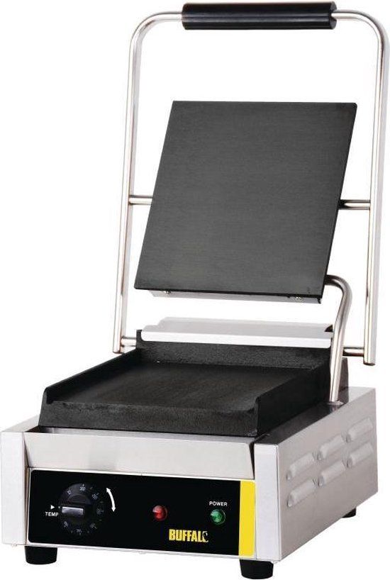 Buffalo Contactgrill - Gladde Plaat - RVS - 30 x 39 cm