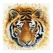 Lieveheersbeestje Tiger Charge Lieveheersbeestje Borduurset Kruissteekset 30,5 x 30,5 cm