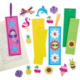 Baker Ross FN414 Zomer Bladwijzer Sets - Set van 6, Bladwijzers maken voor kinderen, Wereld Boeken Dag Knutselen