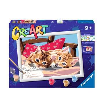 Ravensburger CreArt Two Cuddly Cats