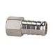 Riegler Schroefslangaansluiting, G 1/8 i, voor slang LW 10 mm, SW 12, messing vernikkeld