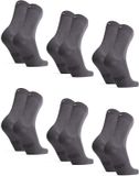 DANISH ENDURANCE Bamboe Sokken - Ademende Antizweet Sokken Zacht - Unisex - 6 Paar - Maat 43-47