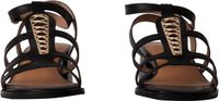 Emilie Karston Elcabache Gregory Leren sandalen met hak, model Catalina