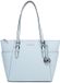 Michael Kors Charlotte Large Top-Zip Tote Pale Ocean
