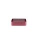 Normann Copenhagen Nic Nac Organizer, staal, donkerrood, H: 6 x L: 22,5 x D: 22,5 cm