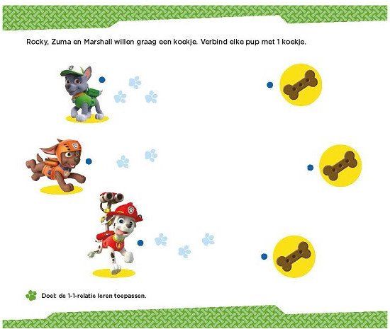 Deltas Paw Patrol - Eerste Telspelletjes