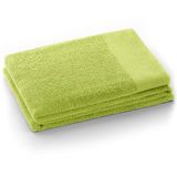 AmeliaHome Douchehanddoek 70x140 cm lichtgroen 100% katoen kwaliteit absorberend celadongroen groen Amari