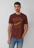 s.Oliver T-shirt en coton avec imprimé devant pour homme