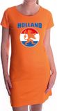 Bellatio Decorations Shoppartners Bv Oranje fan jurkje voor dames - Holland met oranje leeuw - Nederland supporter - EK/ WK dress / outfit L