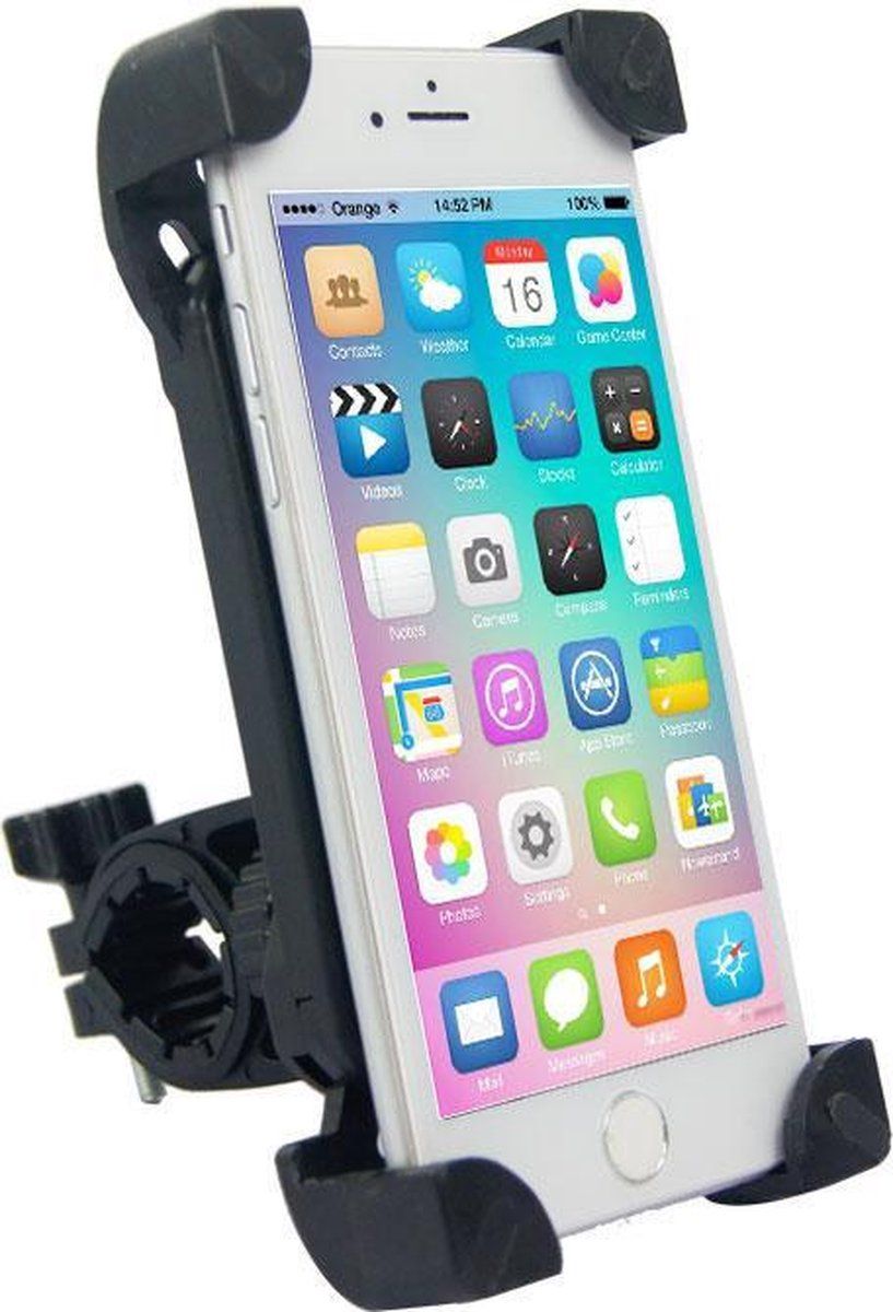 Cyperproducts Telefoonhouder voor mobiel op fiets - Zwart