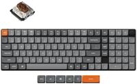 Keychron K17 Max QMK Toetsenbord Brown Switch Grijs