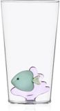 Ichendorf Marine Garden longdrinkglas groene vis + roze zeewier