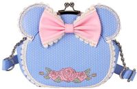 Loungefly Disney Loungefly Crossbody Bag Minnie Floral and Lace Kisslock