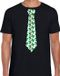 Bellatio Decorations Kerst t-shirt mistletoe - shirt - heren - zwart M