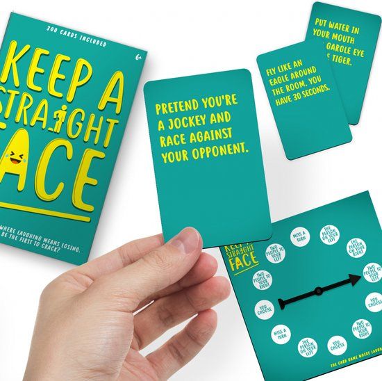 Gift Republic Keep A Straight Face - Partyspel - Engels - Vanaf 6 jaar