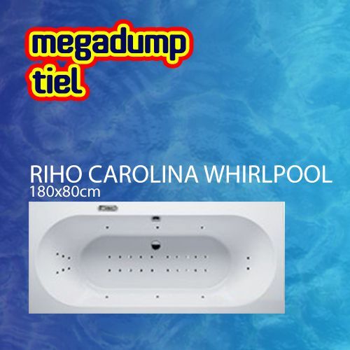 Riho Ligbad Carolina 180X80X48 Cm Sportpakket Deluxe Whirlpool