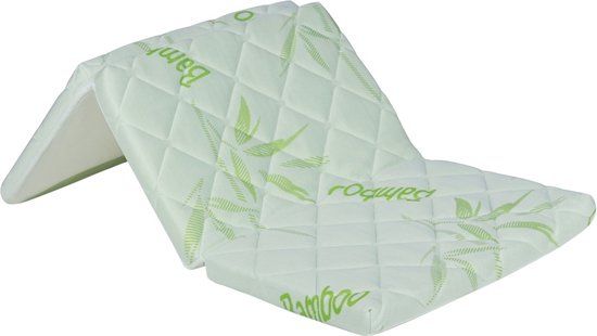 Lorelli 60x120 cm Opvouwbaar Matras in Tas Deluxe - Wit