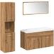 Maison Exclusive - Ensemble de salle de bain 5 pièces placage chêne Artisan