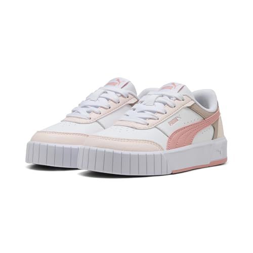PUMA Carina Mia sneakers voor kinderen 28, White Rosy Outlook Jasmine Flower Pink