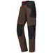 BP 1820-565-4832-37/38l stofmix met stretch werkbroek voor mannen, hogere taille op de rug, 65% polyester/35% katoen, bruin/zwart, 37/38L maat