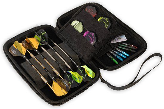 Harrows Chizzy Pro 6 Case - Steeltip dartpijl - Geel/Zwart
