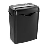 AmazonBasics Aktenvernichter, 5-6 Blatt Kreuzschnitt, für Papier und Plastikkarten