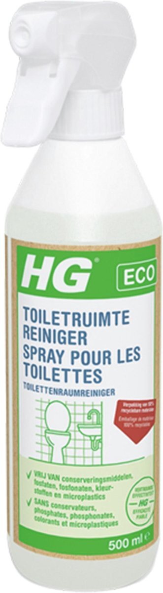 HG ECO toiletruimtereiniger Milieubewust de toiletruimte reinigen