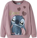 NAME IT NMFANSA STITCH NREG SWEAT BRU WDI Meisjes Sweater Maat 92 Lilas