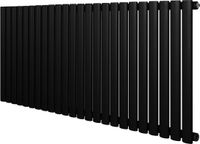 MonsterShop Monster Group BV Ovale design radiator - 1 kolom - 600x1440 mm - zwart