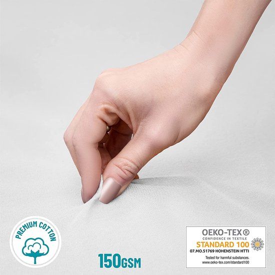 Dreamzie Kussenlus 40 x 80 cm Wit (Set van 2)