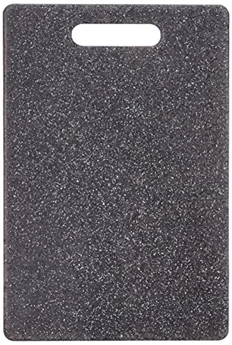 ZELLER 26056 snijplank graniet-look, kunststof, ca. 30 x 20 x 0,8 cm