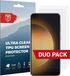 Rosso Screen Protector Ultra Clear Duo Pack Geschikt voor Samsung Galaxy S23 | Folie | 2 Stuks