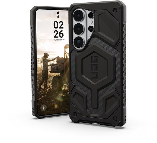 Urban Armor Gear UAG Monarch Pro Backcover geschikt voor Samsung Galaxy S26 Ultra - Carbon Fiber