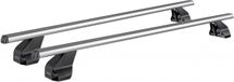 Menabo Omega Coffre de toit - Kia Cee'd (EU/JD) (Sans trappe de toit) 5 portes 2012-2018 - Argent - Aluminium - Longueur 112 cm