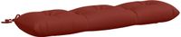 vidaXL Bankkussen VIANEN 100% Polyester Rood 110 x 30 x 12 cm