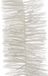 Decoris Lametta kerstslinger - 2x - wit - 270 x 7 cm - tinsel - kunststof