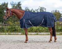 QHP Couverture d'extérieur Turnout Luxe 50gr - maat 105/145 - Marine