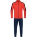 JAKO - Trainingspak Polyester Power, Uniseks-Kind, Vlam/Marine, 164