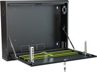 Stalflex R19-2U/350/B - Wandgemonteerde Rackkast - Zwart