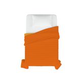 Elegante Elegant Q-EL-1P microvezel dekbed, oranje/geel, 170 x 270 cm