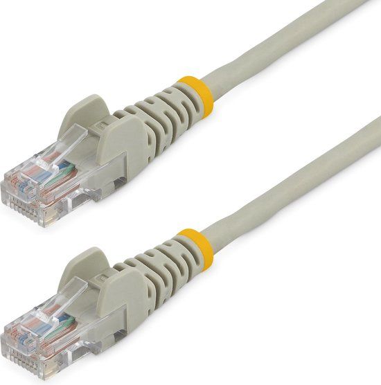 StarTech 15 m Cat5e RJ45 UTP snagless netwerkkabel - Grijs