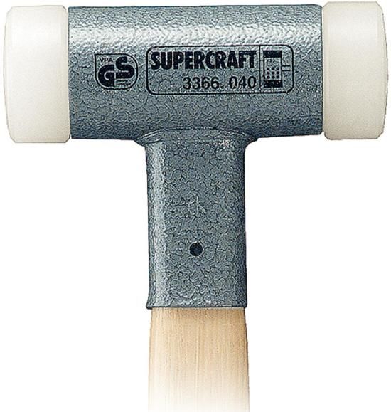 HALDER Supercraft 3366 nylon terugslagvrije hamer Ø50mm