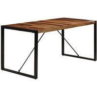 vidaXL Table de Salle à Manger en Bois de Sesham Massif