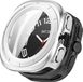 By Qubix Qubix - Hard case met screenprotector (waterdicht) - Zilver - Geschikt voor Samsung Galaxy Watch Ultra / Ultra 2 - 47mm