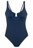 s.Oliver May-15 eendelig badpak voor dames (1 stuk), Donkerblauw