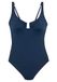 s.Oliver May-15 eendelig badpak voor dames (1 stuk), Donkerblauw
