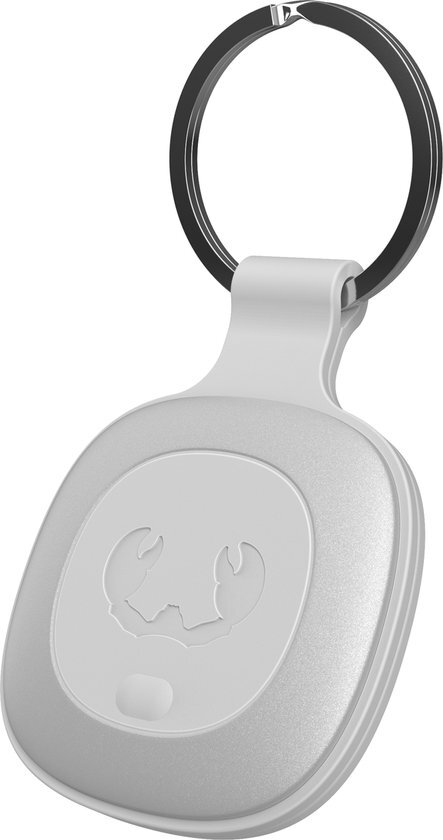 Fresh &#39;n Rebel Smart Finder Tag - extra batterij en keychain - Apple Find My - Zoek Mijn - Ice Grey